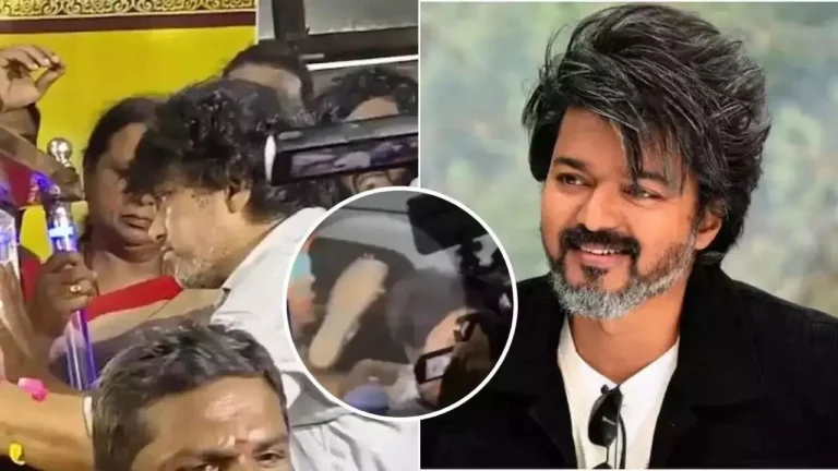 साउथ के सूपस्टार Thalapathy Vijay पे हुई चप्पलों की बारिश: